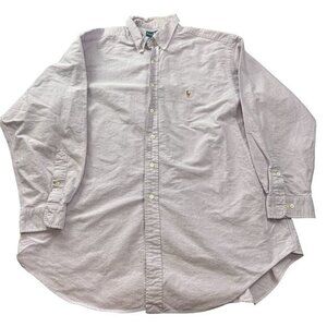 RALPH‎ LAUREN BUTTON UP SHIRT SIZE 2XL | D1